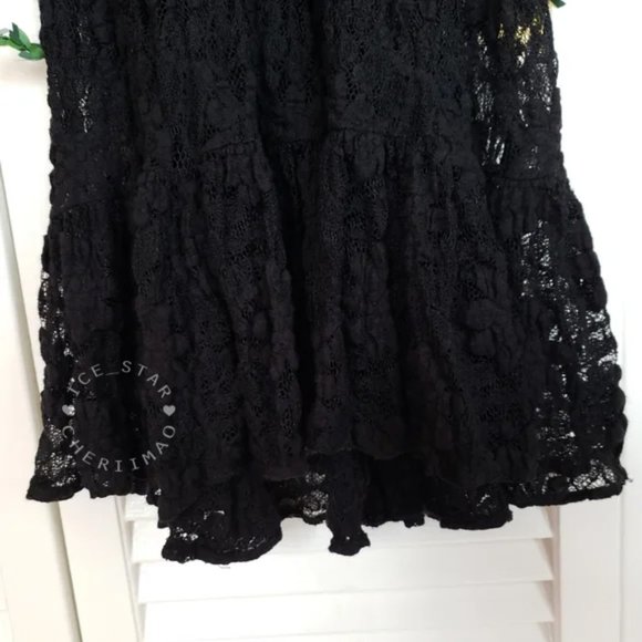 Free People NWT !!RARE!! Floral Lace Rendezvous Dress - Picture 6 of 10